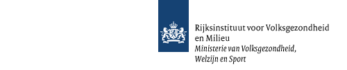 logo Rijksinstituut voor Volksgezondheid en Milieu, Ministerie van Volksgezondheid, Welzijn en Sport